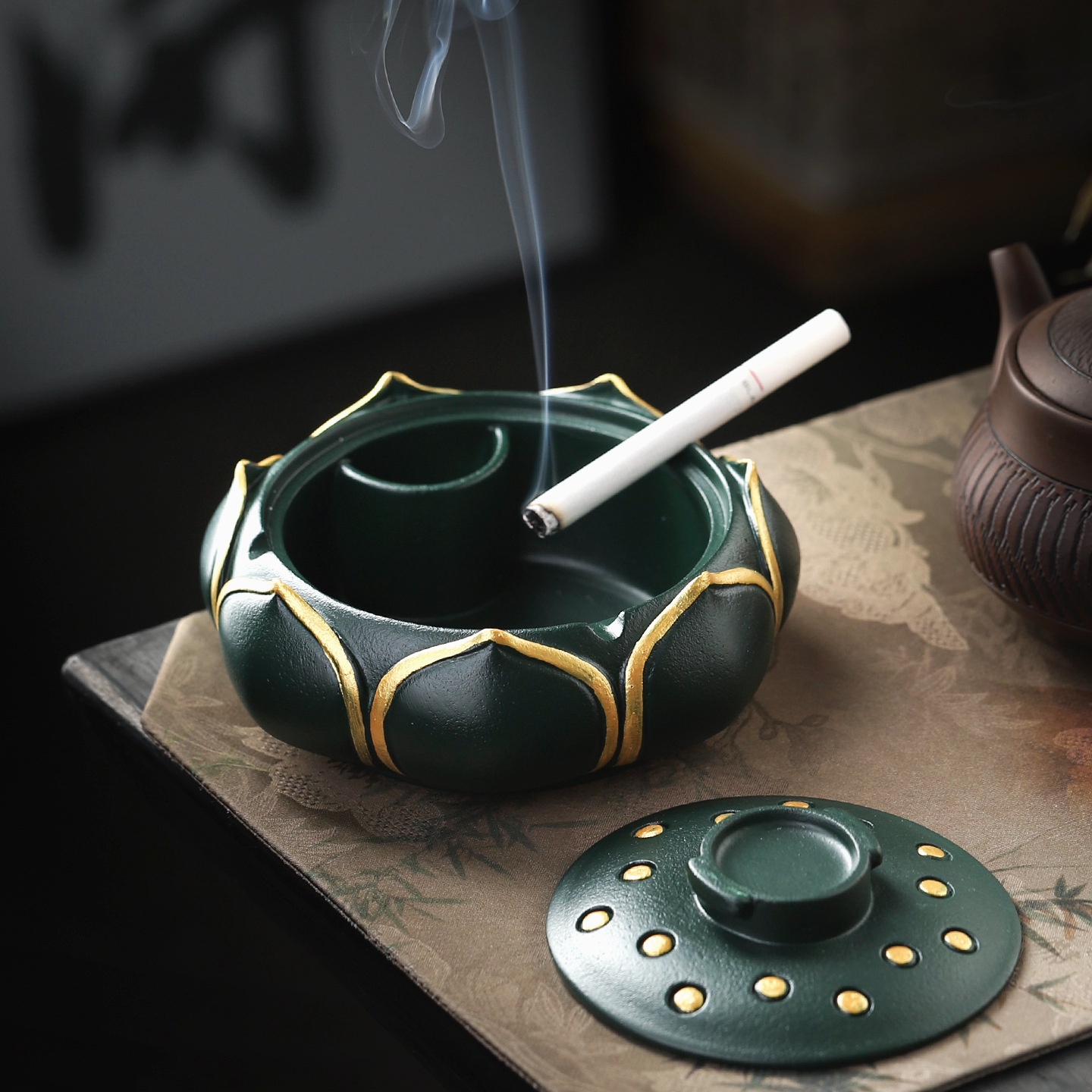 Decorative Ornament Tea Room Living Room Household Ashtray