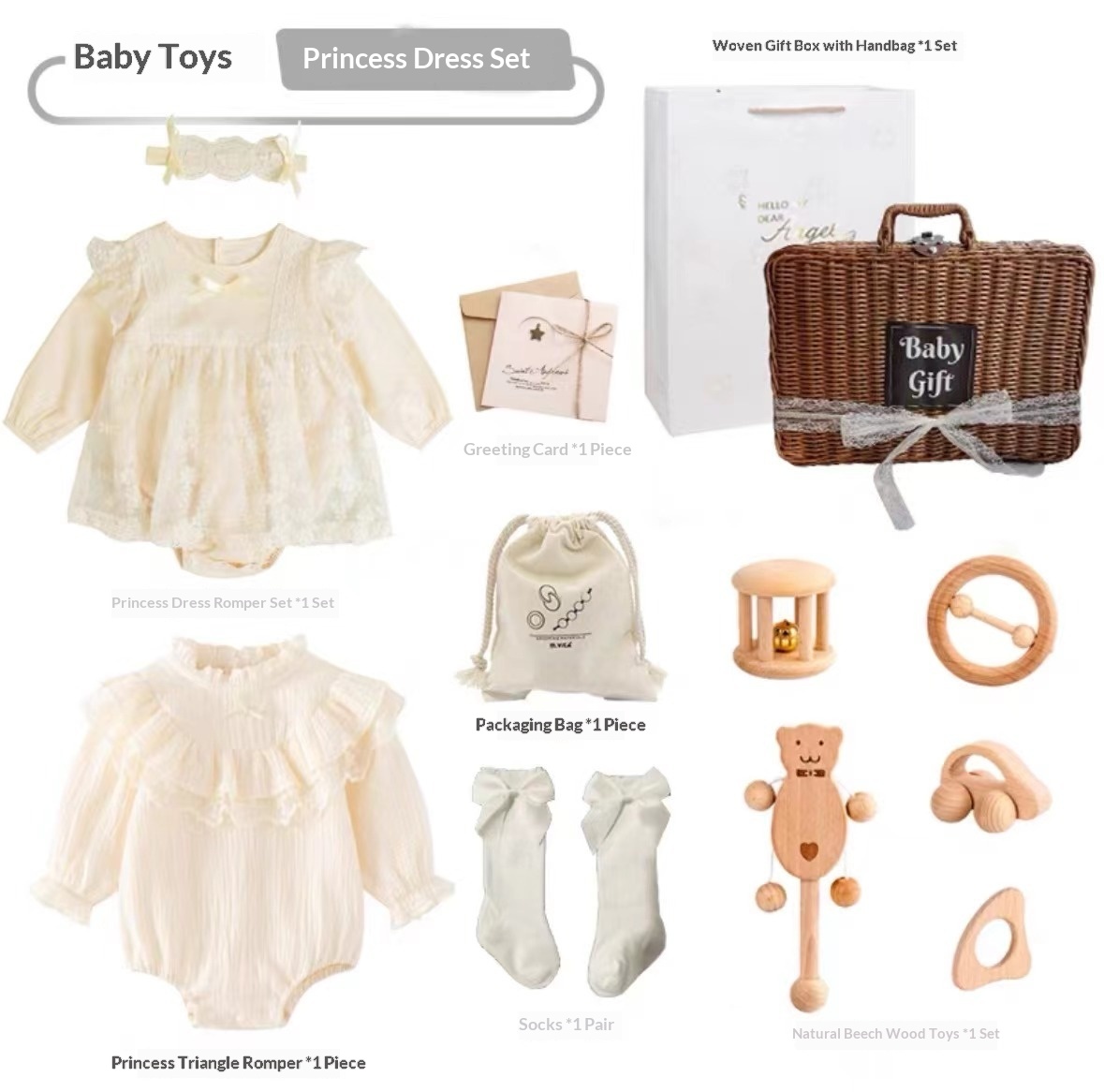 Baby Clothing Gift Set Newborn Baby Gift — foto 10