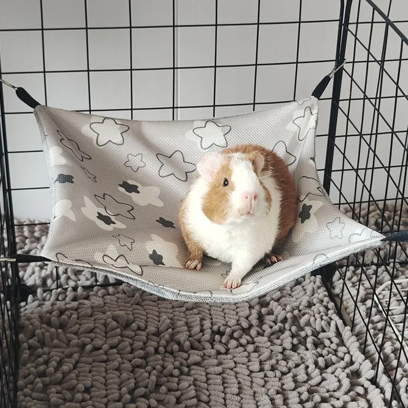Breathable Ice-Silk Single-Layer Hammock for Small Pets