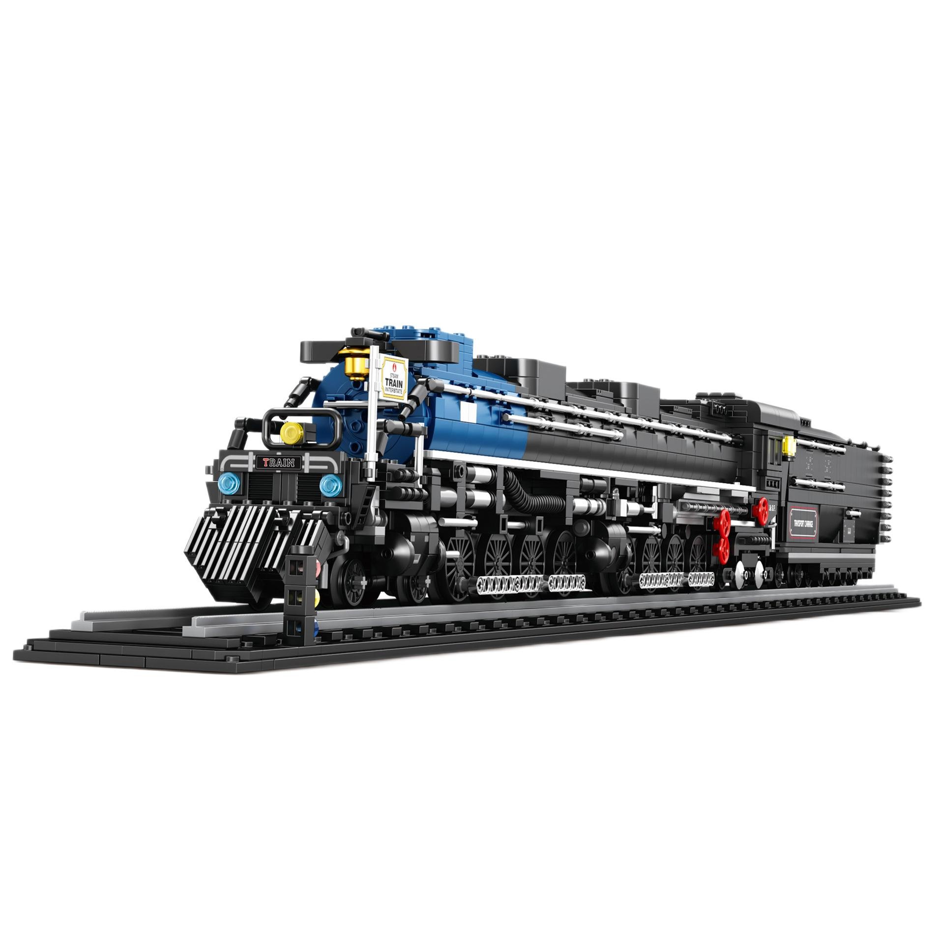 Steam Locomotive Train High-speed Rail Track Toy Building Blocks — foto 4