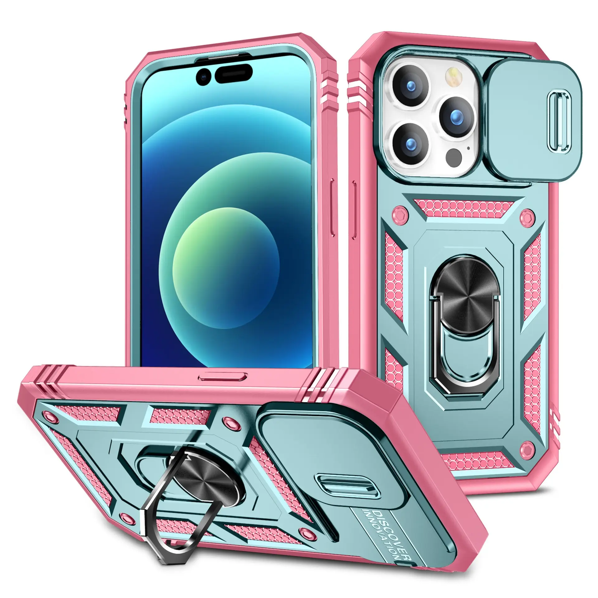 Suitable For The 17 Pro Max Phone Case Second Generation With A Sliding Window