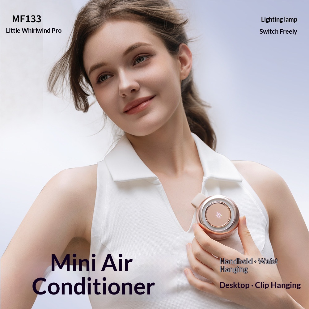 Portable Clip-on Neck-hanging Mini Fan