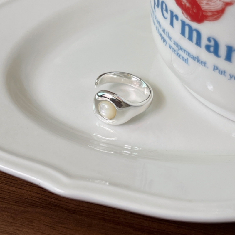Sterling Silver Plain Band Ring For Women
