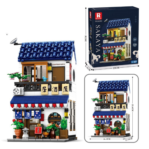 Street Scene Building Block High-difficulty Arcade Building Model Toy — foto 10