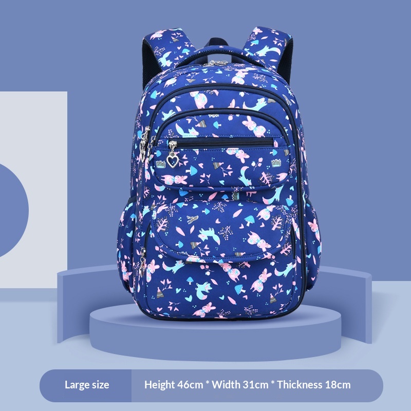 Stress-relieving Ultra-lightweight Childrens Backpack 6628 Sapphire Blue L