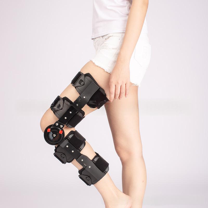 Adjustable Knee Brace For Ligament Stabilization And Postoperative Leg Rehabilitation