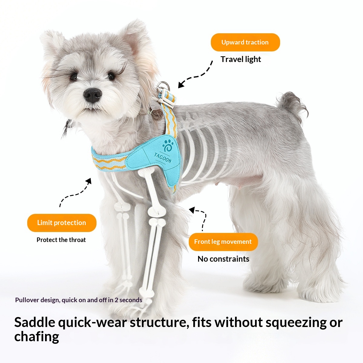Portable Y-shaped Dog Harness For Walking 5