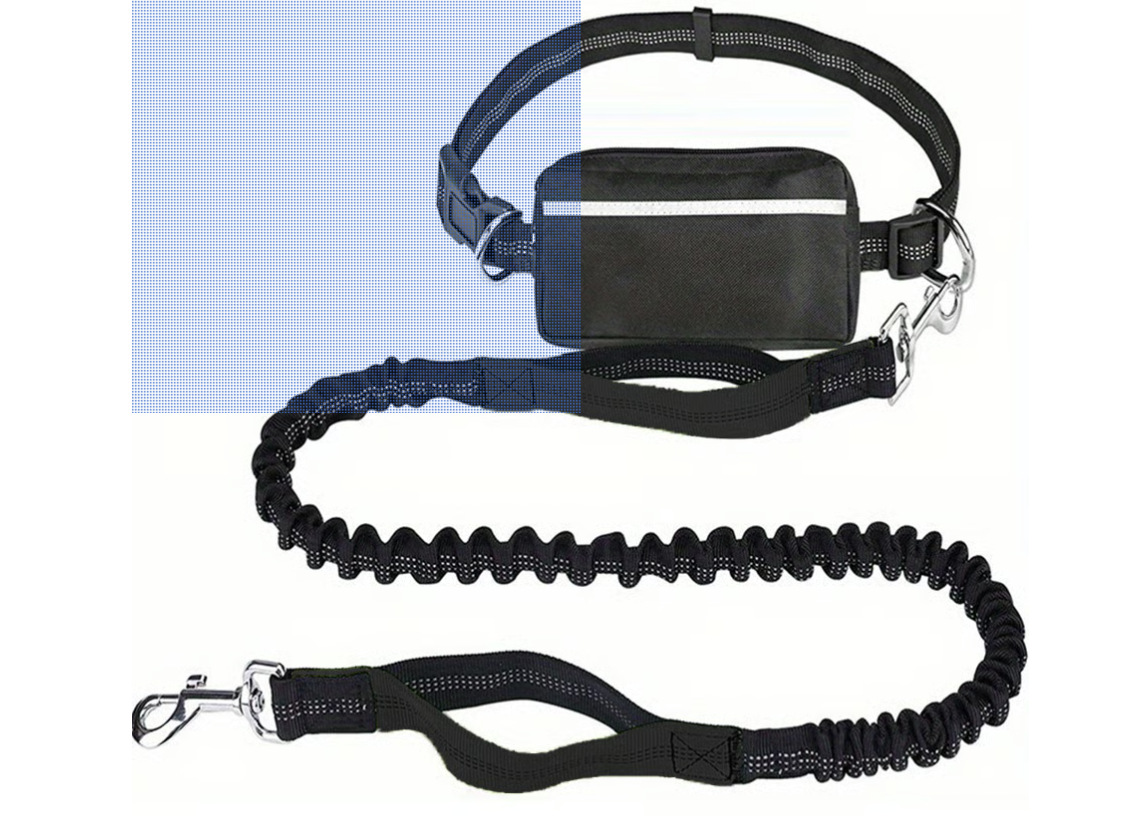 Reflective Dog Running Leash Set Night Running Waist Pack 10
