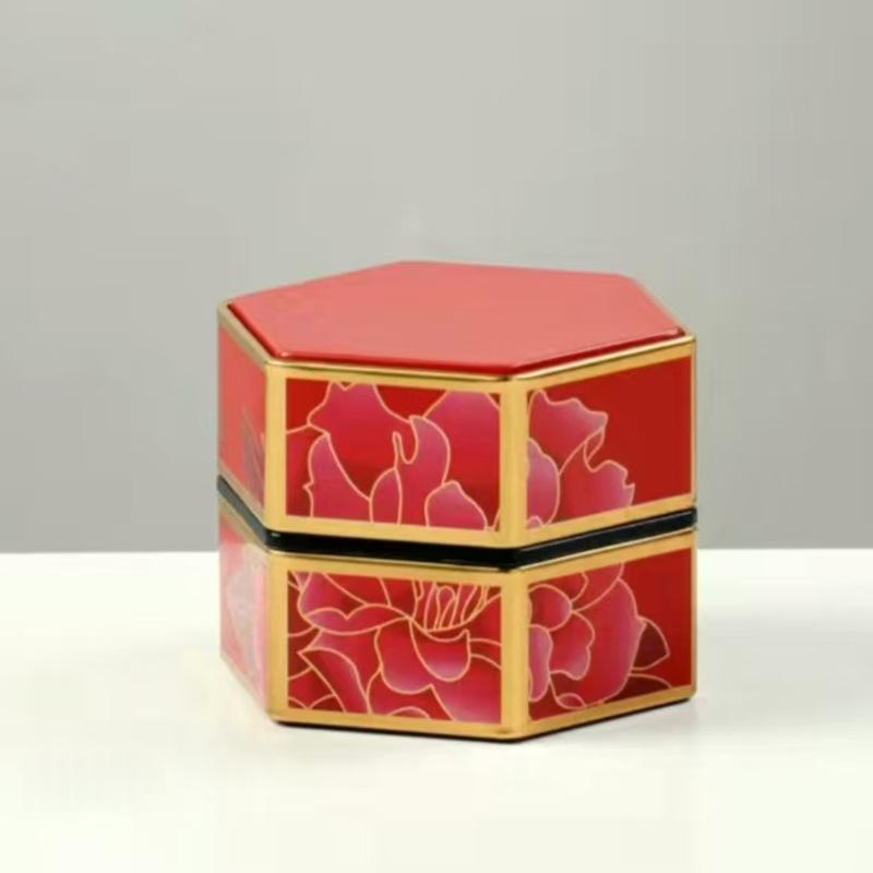 Chinese-style Creative Hexagonal Tea Can Tin Can Made Of Tinplate