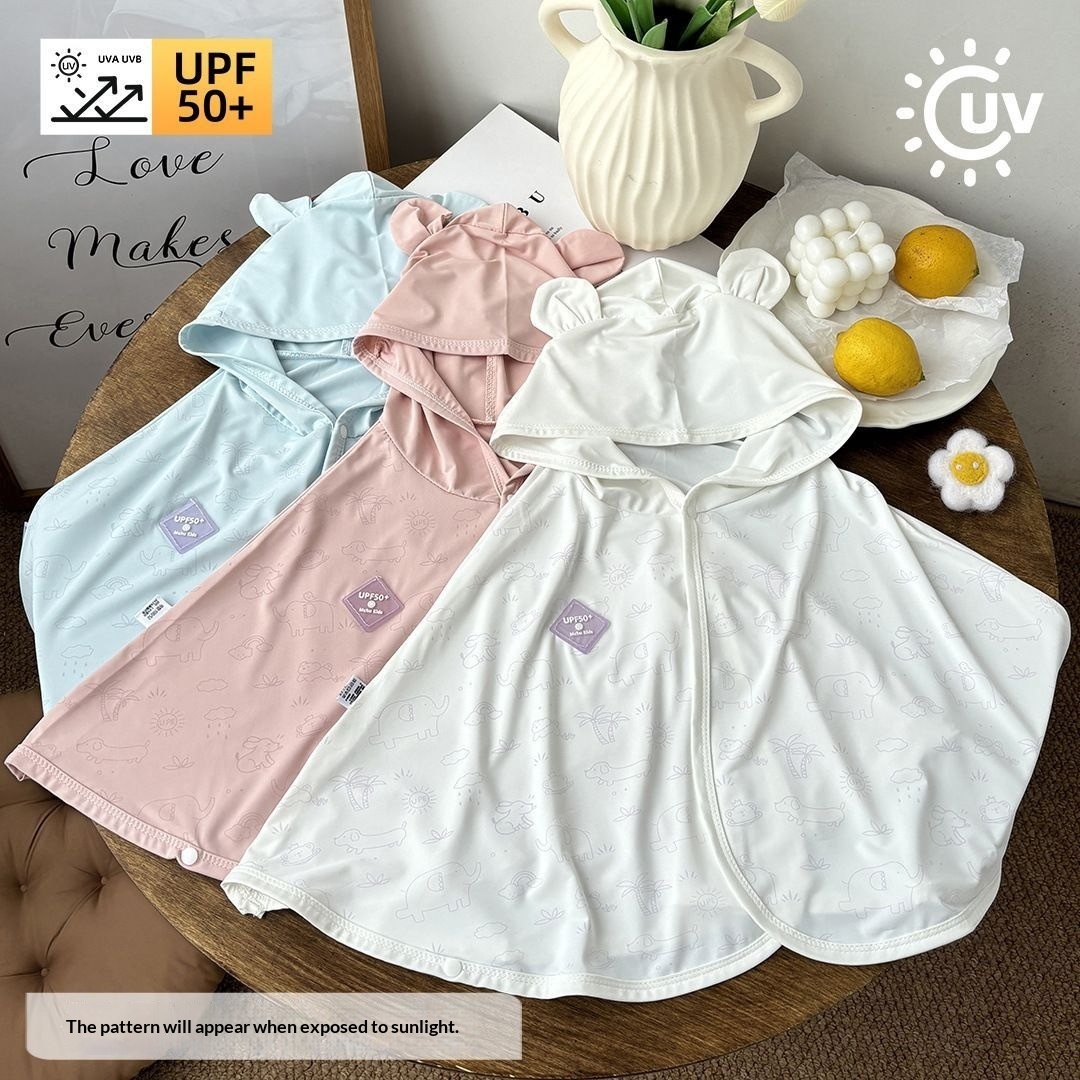 Color-changing UV-protection Cape Baby Sun-protective Garment — foto 6