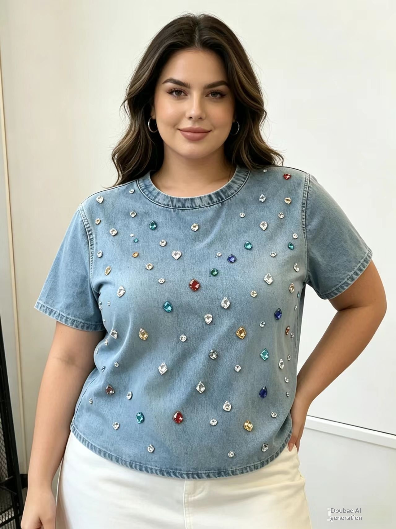 Dopamine Colorful Printed Short-sleeve T-shirt 3D Printed Short Sleeve