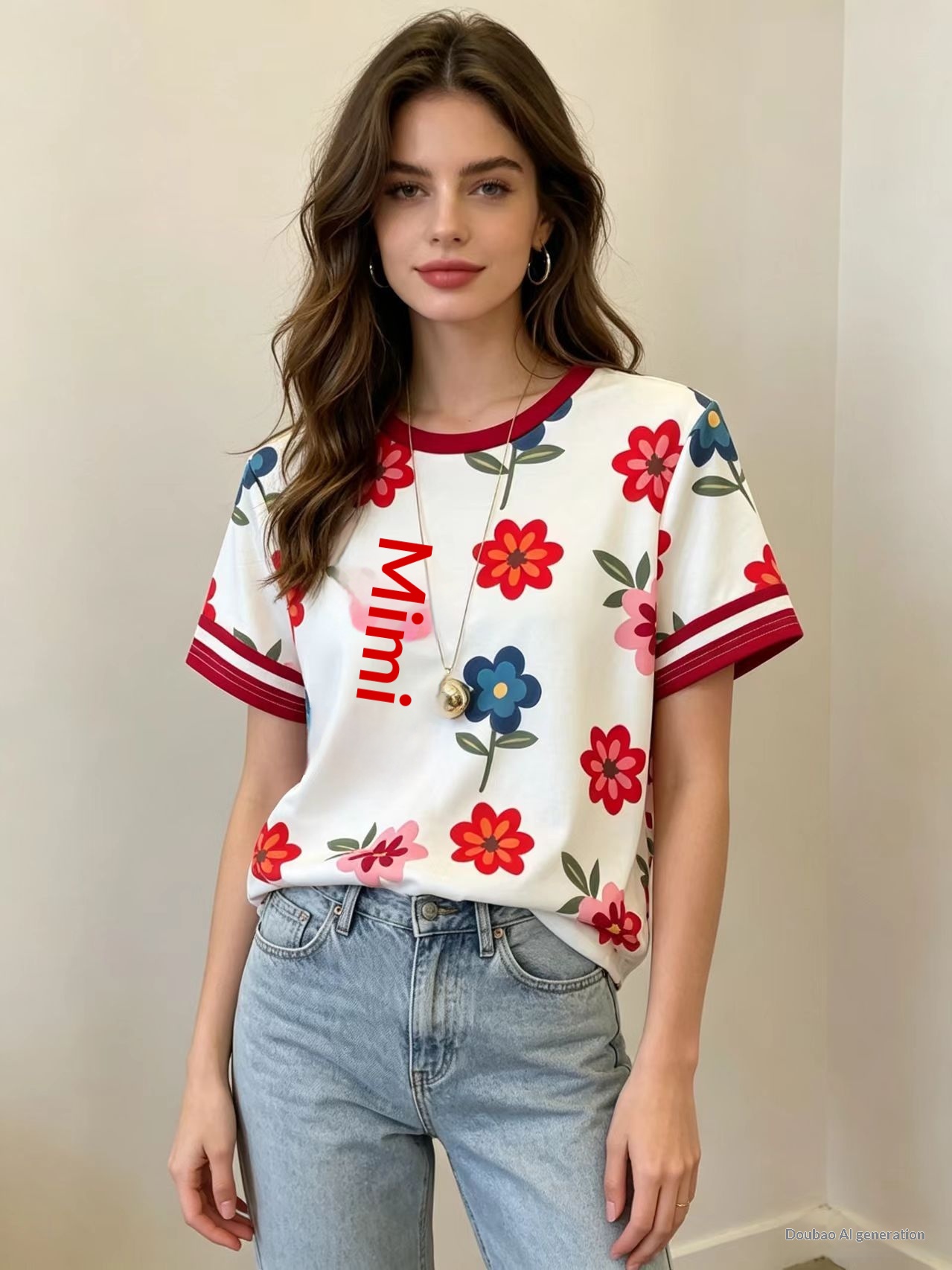 Dopamine Colorful Printed Short-sleeve T-shirt 3D Printed Short Sleeve