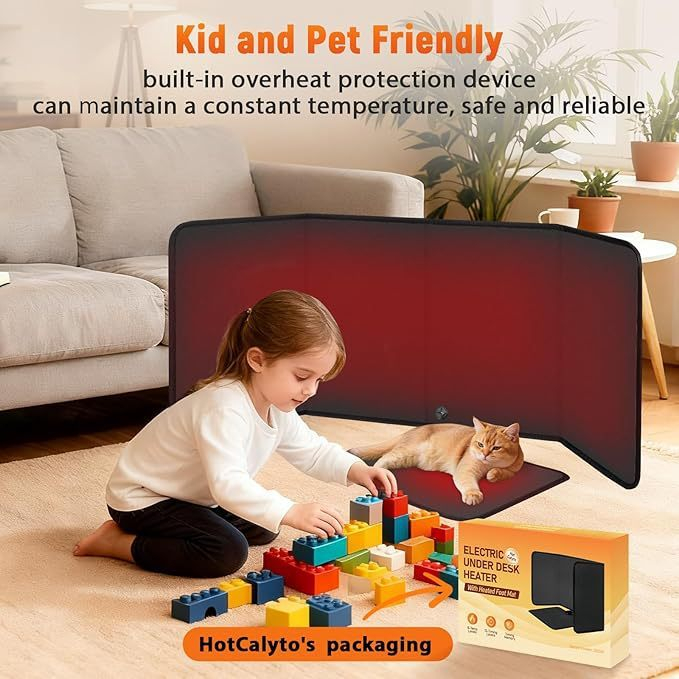 Under-desk Personal Portable Space Heater