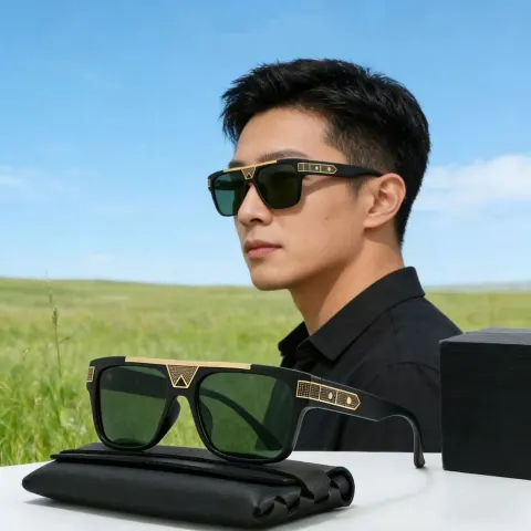 Oversized Frame Polarized Sunglasses That Slim the Face