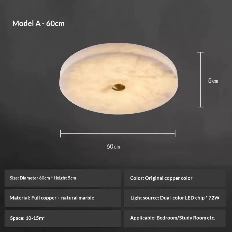 Simple-style Round Ceiling Lamp For Home Bedrooms