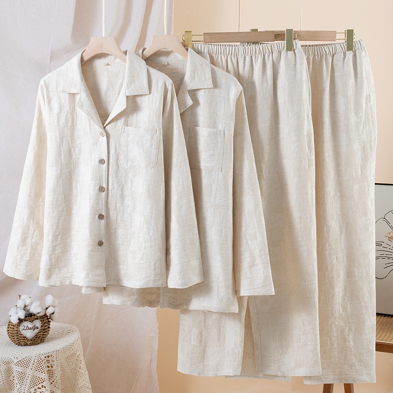 Solid-color Cotton-linen Spring Autumn Collection