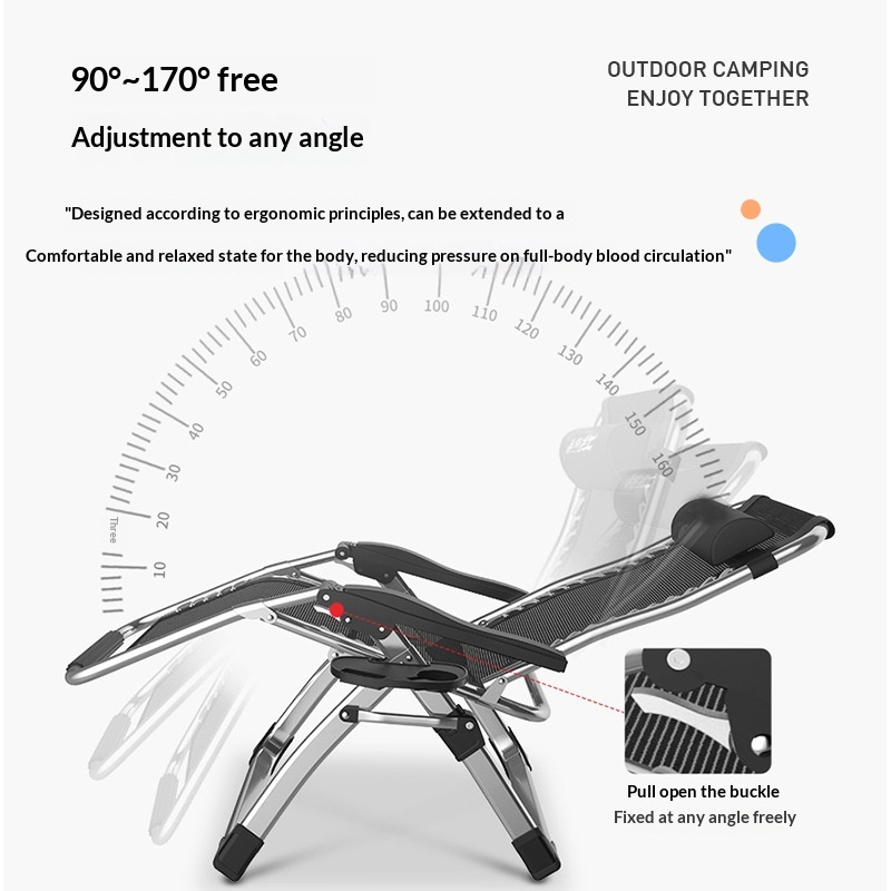 Chaise de dossier de bureau pliante à usage domestique pour les pauses déjeuner – Image 4