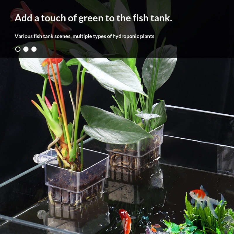 Plant Hanging Planter For Aquarium Decoration detail photo 1