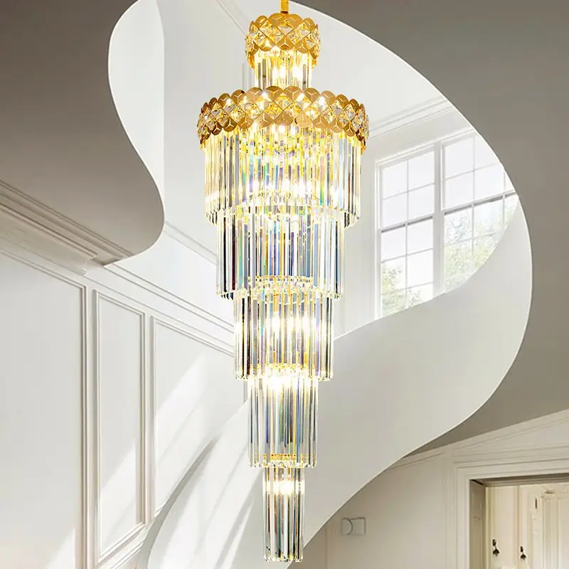 Double-floor Building Revolving Jump-floor Chandelier