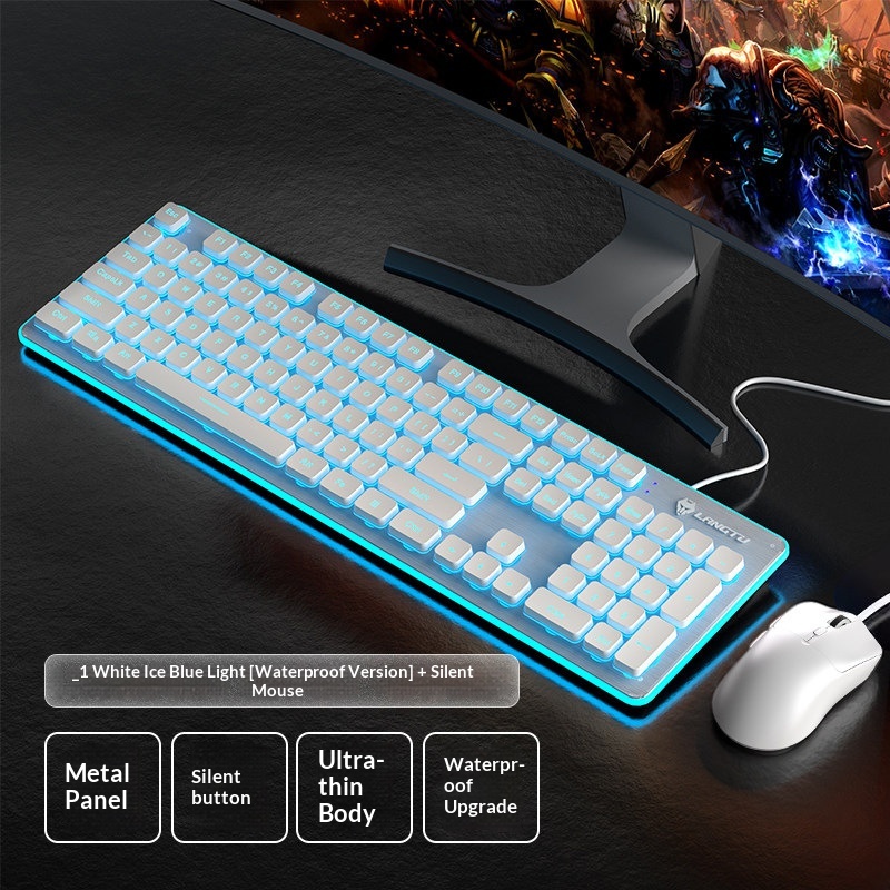 Gaming Office Backlit Wired Keyboard 4