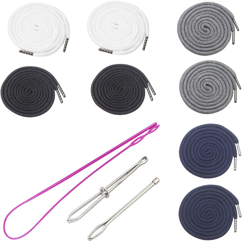 Drawstring And Pink Threader Combo Set For Easy Threading
