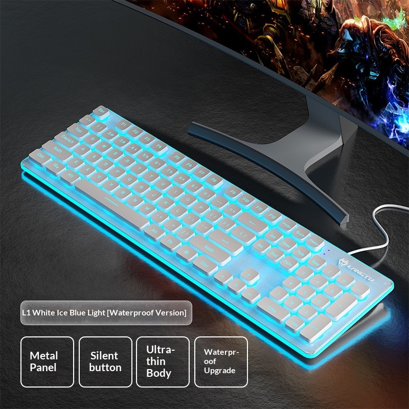 Gaming Office Backlit Wired Keyboard