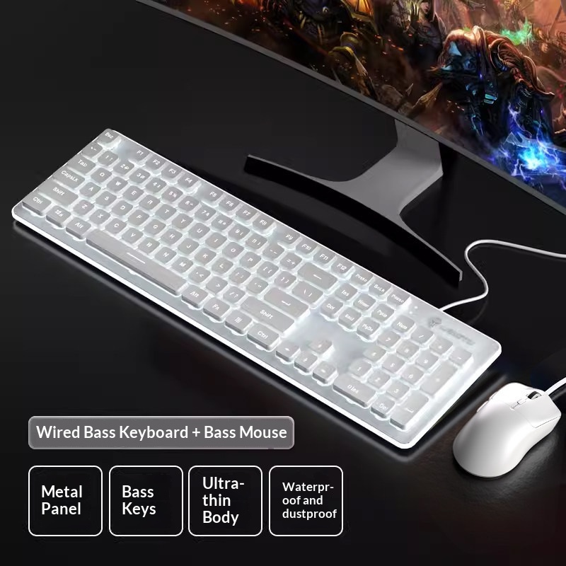 Gaming Office Backlit Wired Keyboard 10