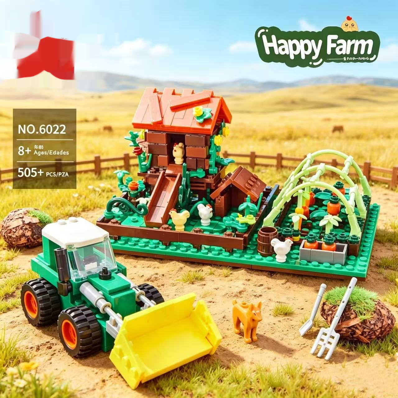 Cross-border Simulation Scene Farm Little Paradise Model Ornament — foto 3