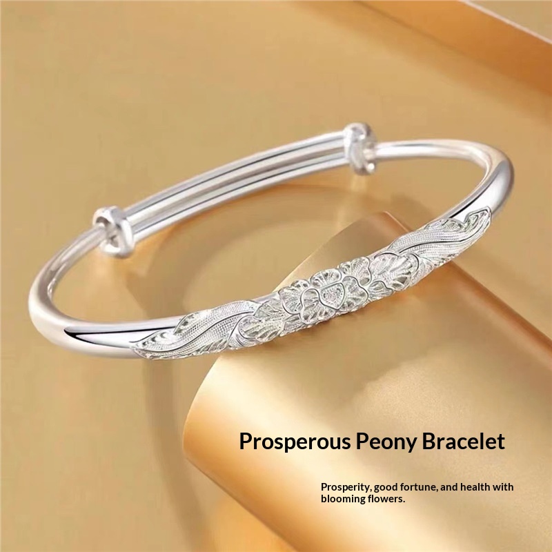 S999 Sterling Silver Womens Silver Bracelet