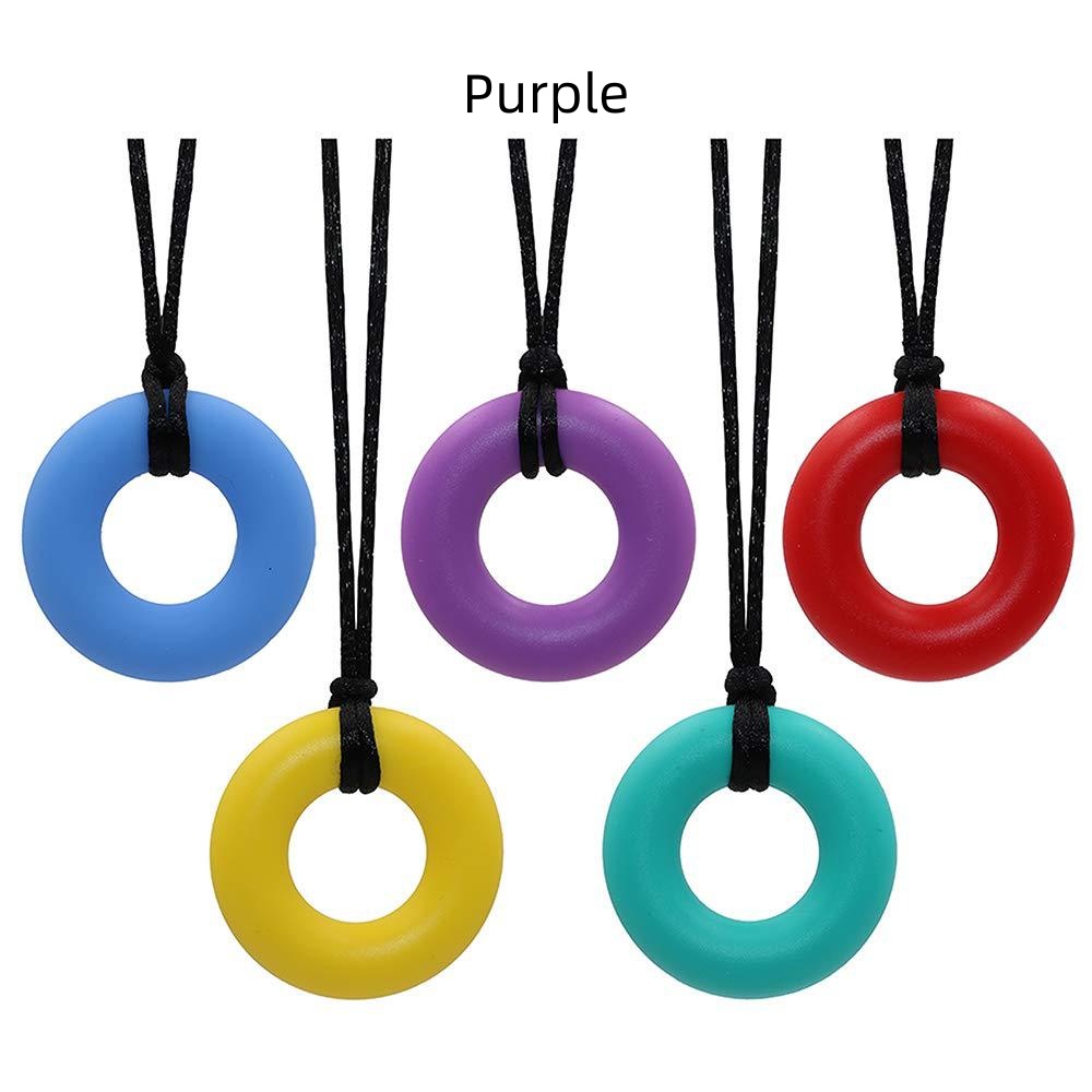 Sensory Chewable Pendant Necklace Toy 6