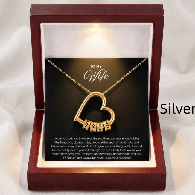 Heart-shaped Love Lettering Necklace