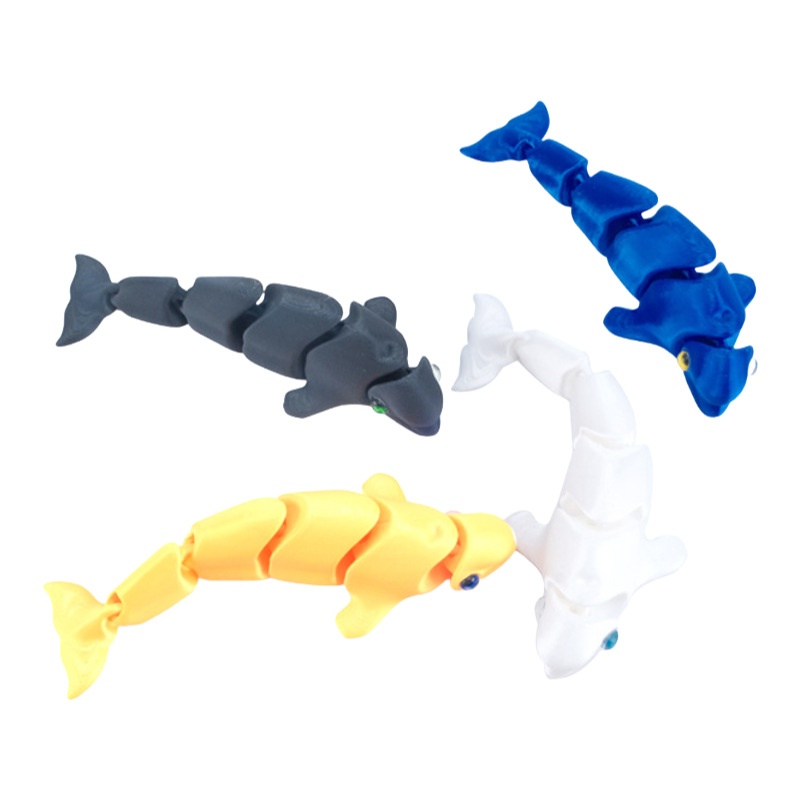Simulated Eye Cross-Border Ornament Toy Decorative Whale 6