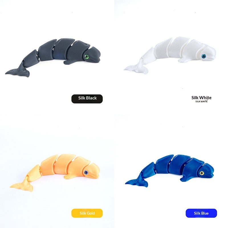 Simulated Eye Cross-Border Ornament Toy Decorative Whale