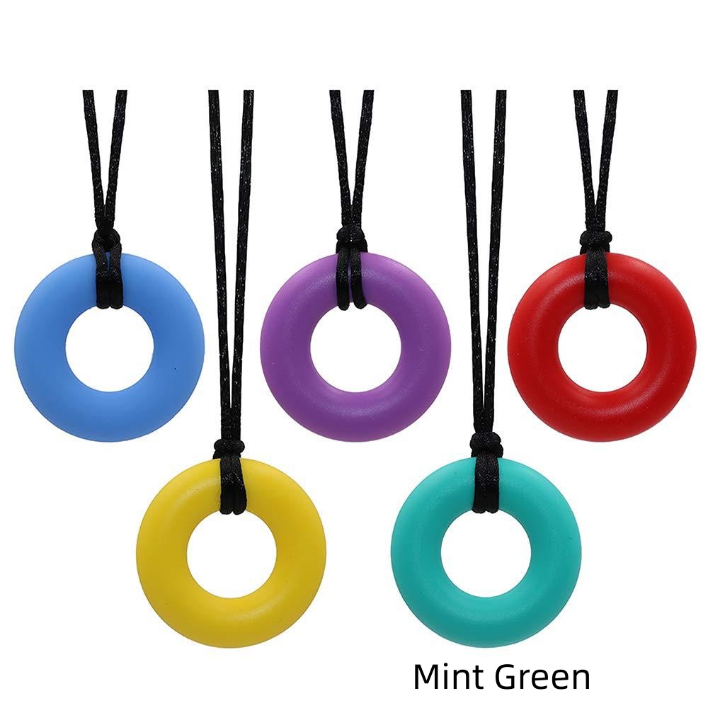 Sensory Chewable Pendant Necklace Toy 4