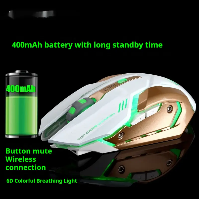 New FENGHUO LANG Gaming Wireless Silent Charging Mouse