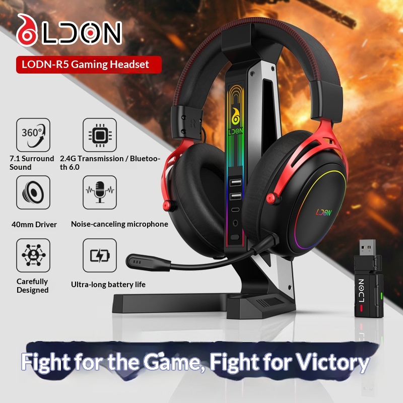 Wireless Over-ear Gaming Headset 2