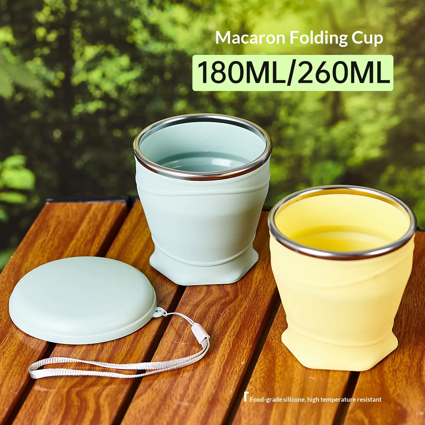 Compact Foldable Silicone Water Cup