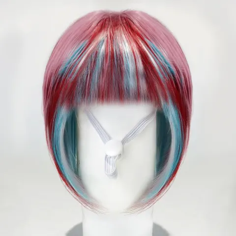 Vibrant Multicolor Long-hair Party Costume Dreamy Styling