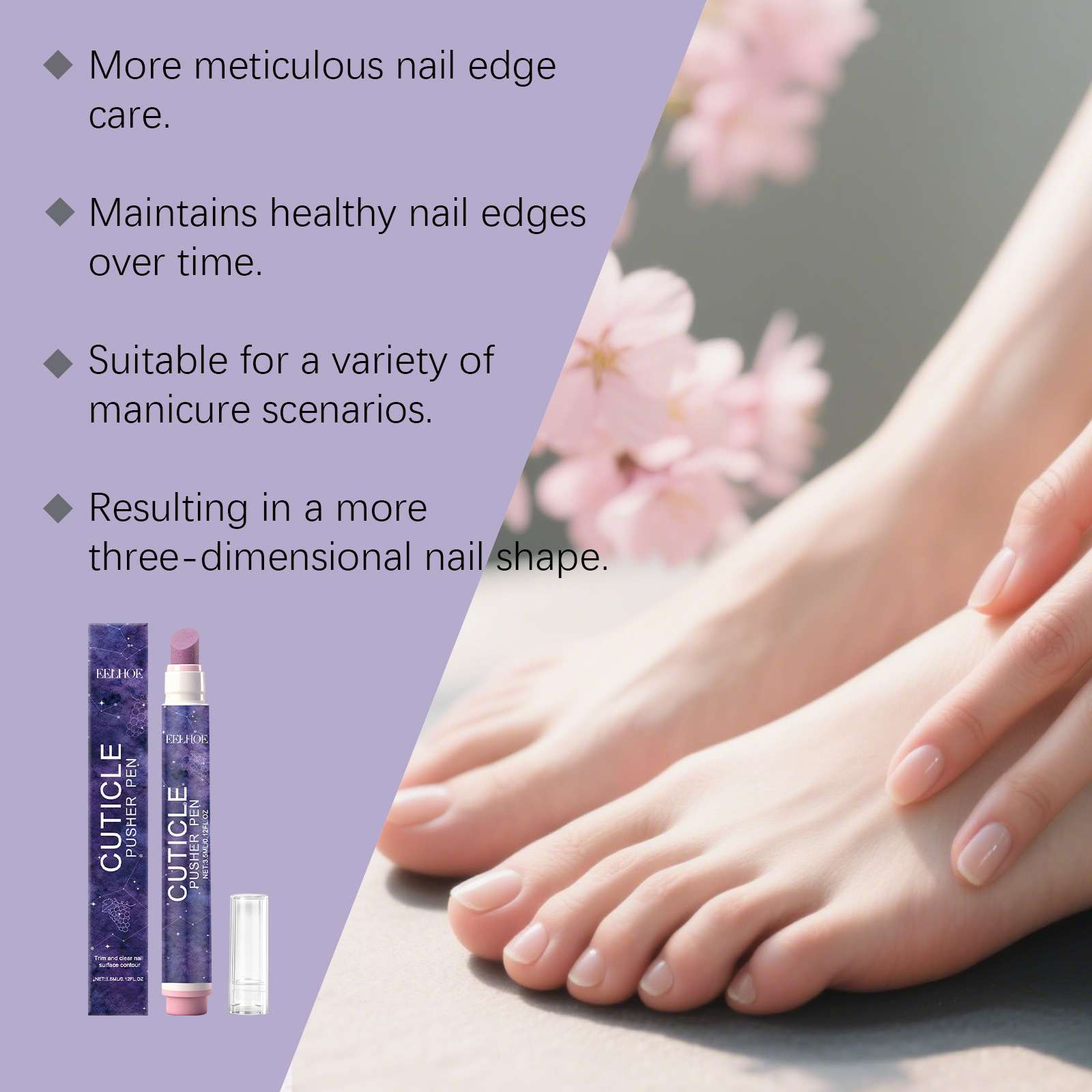 Nail Art Pen For Nail Surface Care On Fingernails And Toenails