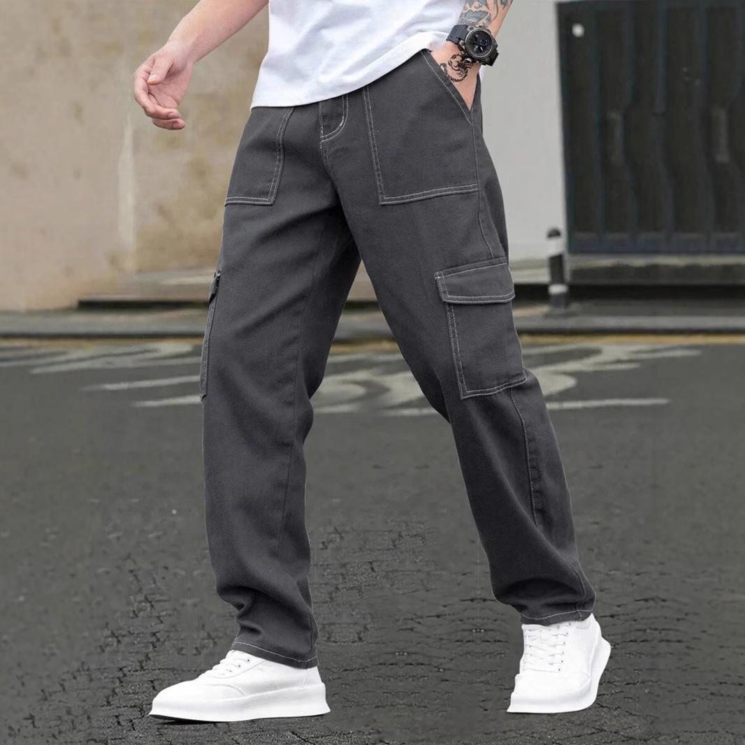 Men's Trousers Work Pants Woven Twill Fabric