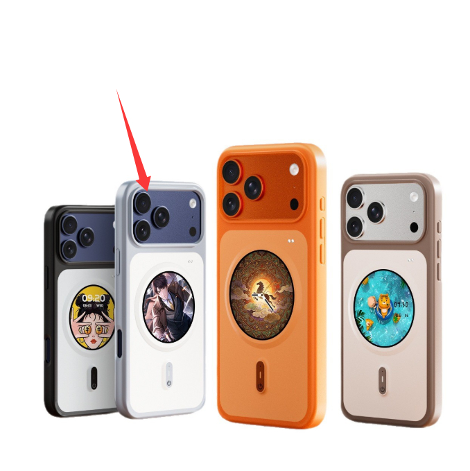 HD Round-Screen DIY Casting Phone Case