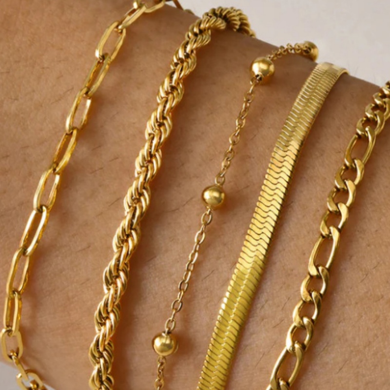 Womens Jewelry Personalized Bracelet Set