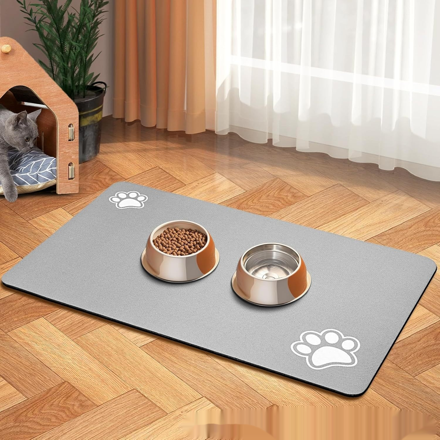 Pet Water-absorbent Quick-drying And Stain-resistant Floor Mat