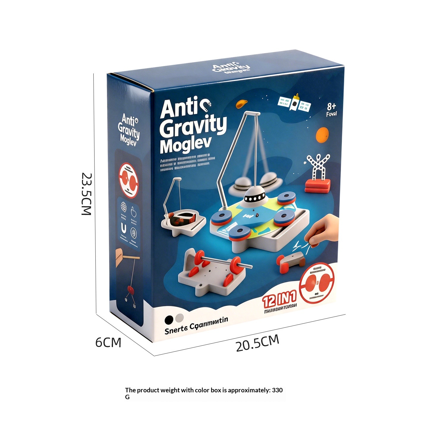 Scientific Experiment Anti-Gravity Magnet Physics Assembly Puzzle Educational Toy Set 2