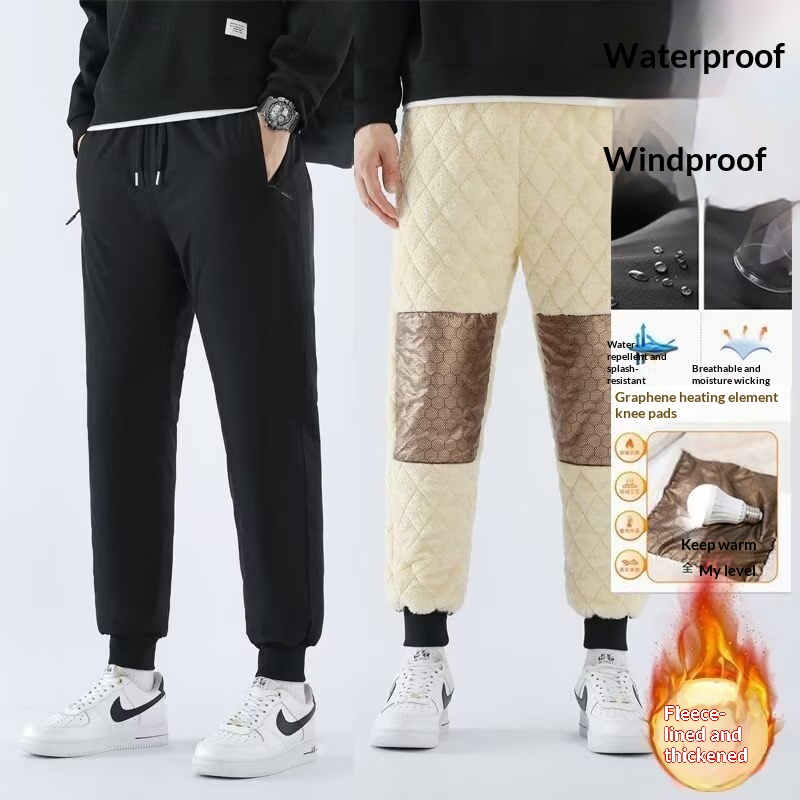 Mens Pants Waterproof Windproof And Cold-resistant
