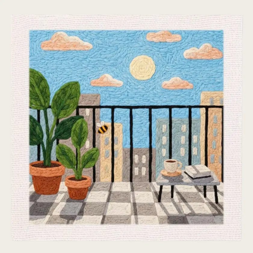 Square Poke-and-pop Craft DIY Kit