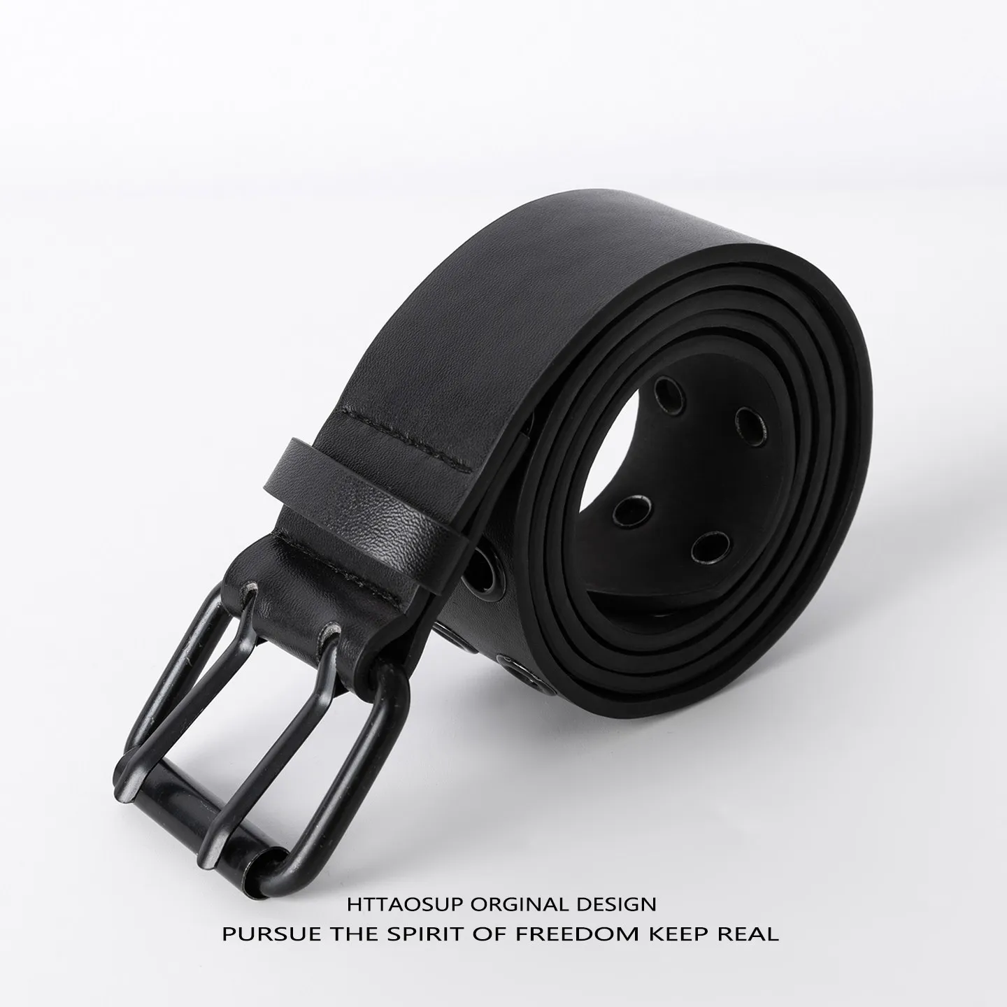 Workwear-style Vintage Belt Buckle Waist Chain Accessory