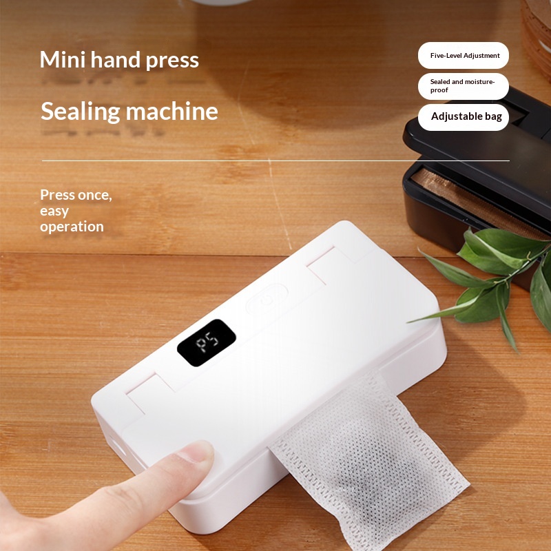 Vacuum Sealer USB-powered Portable Home Vacuum Machine Food Storage Bags