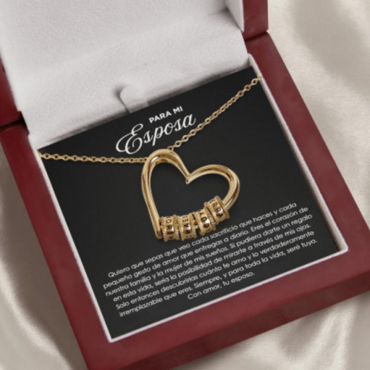 Heart-shaped Love Lettering Necklace