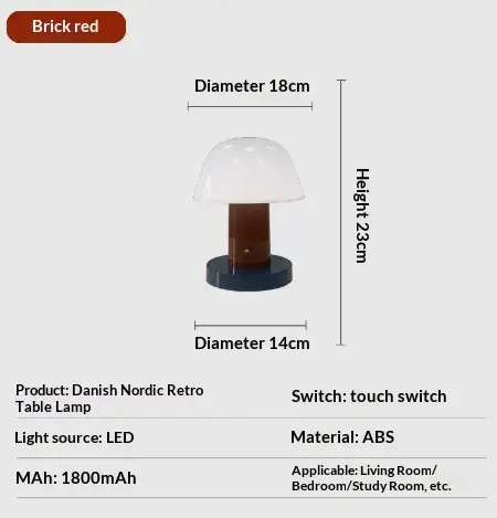 Charging Wireless Touch Table Lamp Bedside Ambience Light